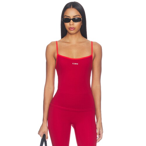 FORM CAMI TOP 小背心上衣  红色 秋冬新品REVOLVE