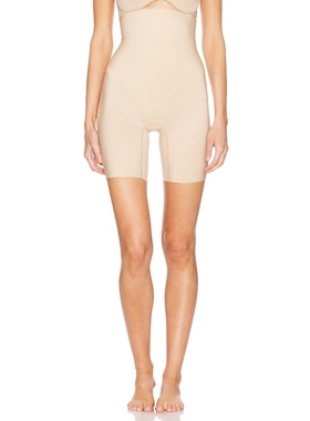 Commando Zone Smoothing High-waisted Short 米色REVOLVE小众新