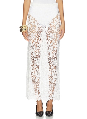 La Porte JULIET 半身裙 白色REVOLVE小众新款