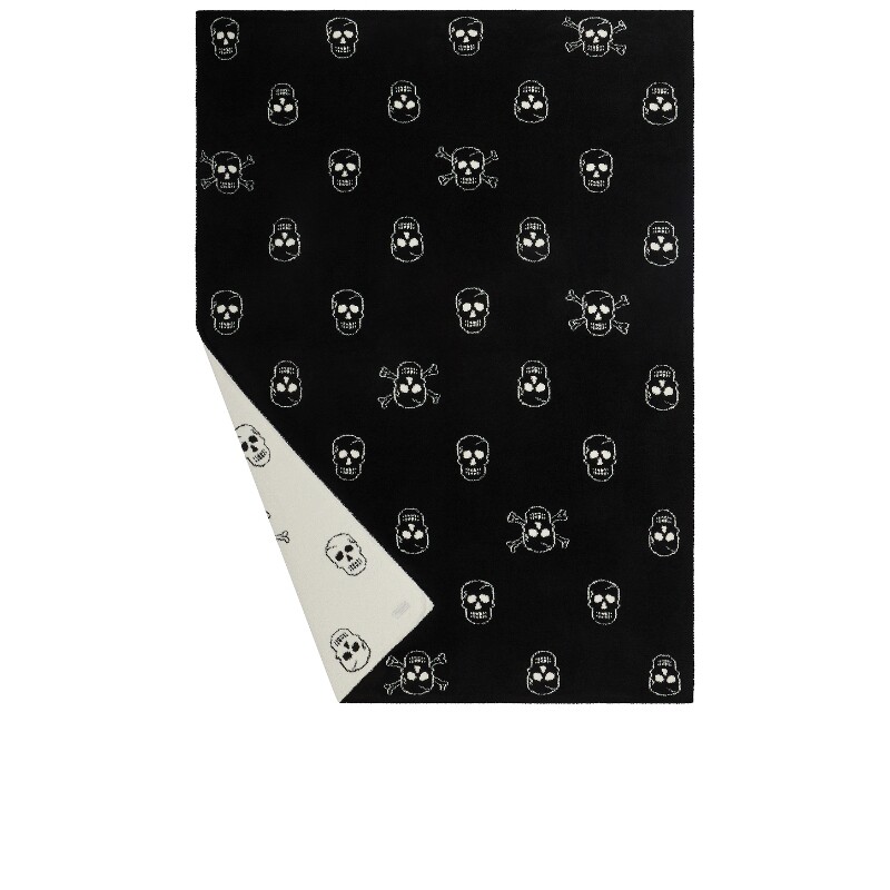 Barefoot Dreams COZYCHIC SKULL THROW COZYCHIC 骷髅图案盖毯