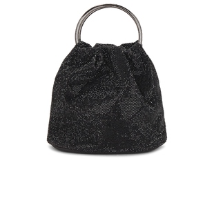 [春季新品]olga berg MABEL复古风黑色亮片手提包REVOLVE