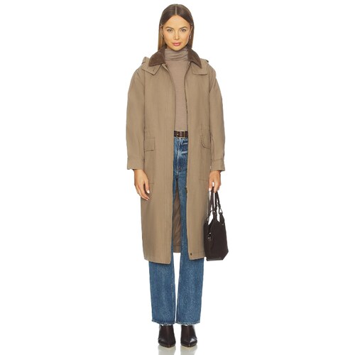 [夏季新品]Rue Sophie JACOB 老钱风长款大衣连帽外套REVOLVE