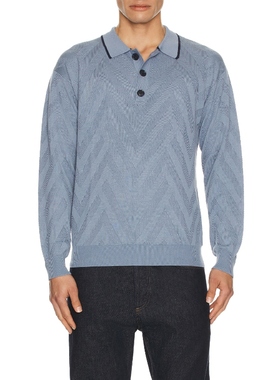 Scotch & Soda STRUCTURE POLO 衫 蓝色REVOLVE小众新款