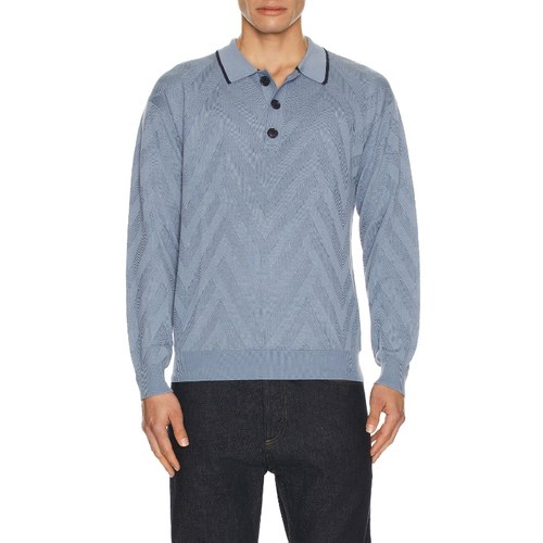 Scotch & Soda STRUCTURE POLO 衫 蓝色REVOLVE小众新款