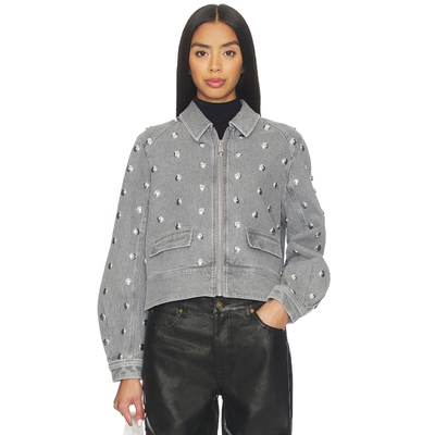 Cinq a Sept HARRIET 夹克 蓝色 美式休闲风REVOLVE小众新款