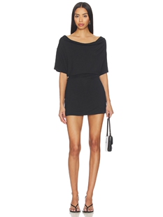 COWL MADEO NECK 裙子 revolve小众新款 Denim