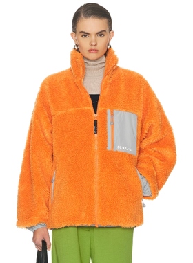 [冬季新品]Sandy Liang 夹克 橙色美式休闲风REVOLVE小众