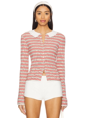 Fait Par Foutch EDITH 开衫 珊瑚色REVOLVE小众新款