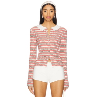 Par 珊瑚色REVOLVE小众新款 Foutch 开衫 EDITH Fait