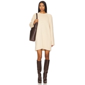 春季 Friends 新品 Lovers and 长袖 毛衣裙奶油色静奢风REVOLVE