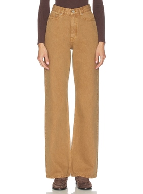 Dr. Denim ECHO 直筒 棕黄色 美式复古风REVOLVE小众新款