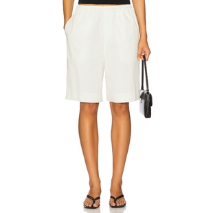 AVEN 休闲风REVOLVE小众新款 短裤 美式 白色 EAVES