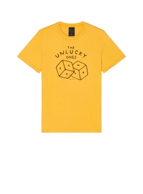 Nudie Jeans ROY UNLUCKY 夏季T恤 深黄色REVOLVE小众新款