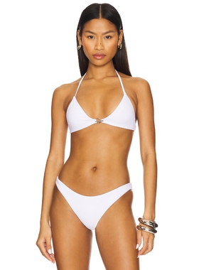 SKYLER SWIMWEAR X 比基尼文胸上装 白色y2k辣妹风REVOLVE