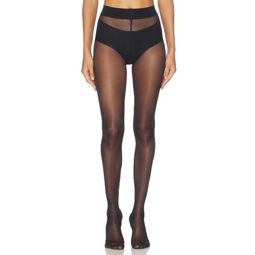 Wolford 沃尔福特 SATIN 连裤袜 黑色REVOLVE小众新款