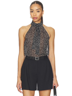 revolve小众新款 NILI 挂脖上衣 ALLA LOTAN