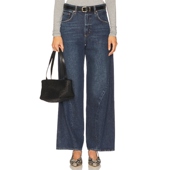 冬季 2025新款 新品 TWIST 蓝色 AGOLDE 阔腿牛仔裤 REVOLVE