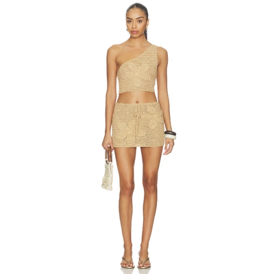 MORE TO COME Raine Crochet Mini Skirt Set 26夏季新品 revolve