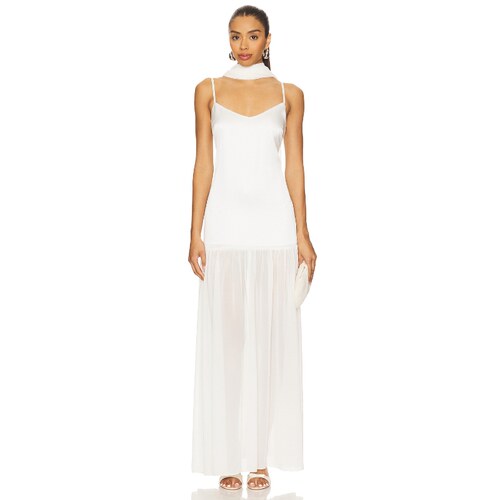 Show Me Your Mumu DALIA 长裙 白色REVOLVE小众新款