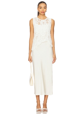 ASTR the Label 中长款连衣裙REVOLVE小众