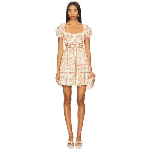 Agua Bendita ROSAL 裙子 Tan,CoralREVOLVE小众新款