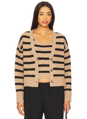 LNA PIPER 开衫套装 米色REVOLVE小众新款