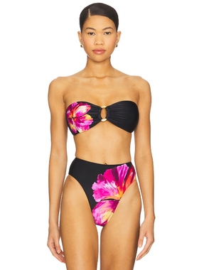 LSPACE JASPER 比基尼文胸上装 黑色 y2k辣妹风REVOLVE小众新款