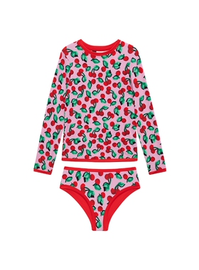 BEACH RIOT MAYA AND JANIE 泳装 revolve小众新款 粉色