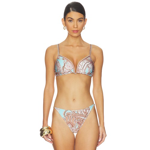 L'AGENCE Alisha Over The Shoulder Bikini Top 26春夏新品 revo