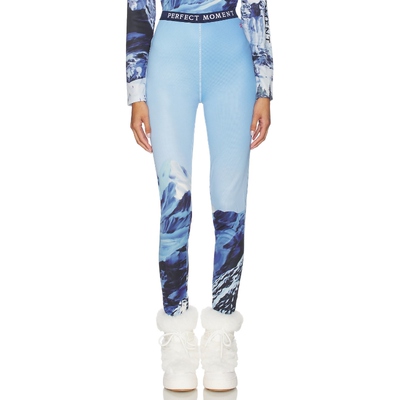 Perfect Moment Printed Base Layer Leggings 蓝revolve小众新款