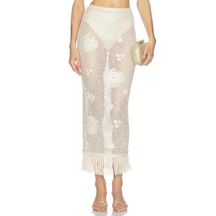 Bronx and Banco Crochet Mila Skirt 26春夏新品 revolve小众新