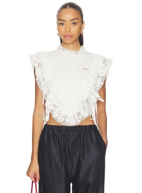 Sea TOP 上装 白色 y2k辣妹风REVOLVE小众新款