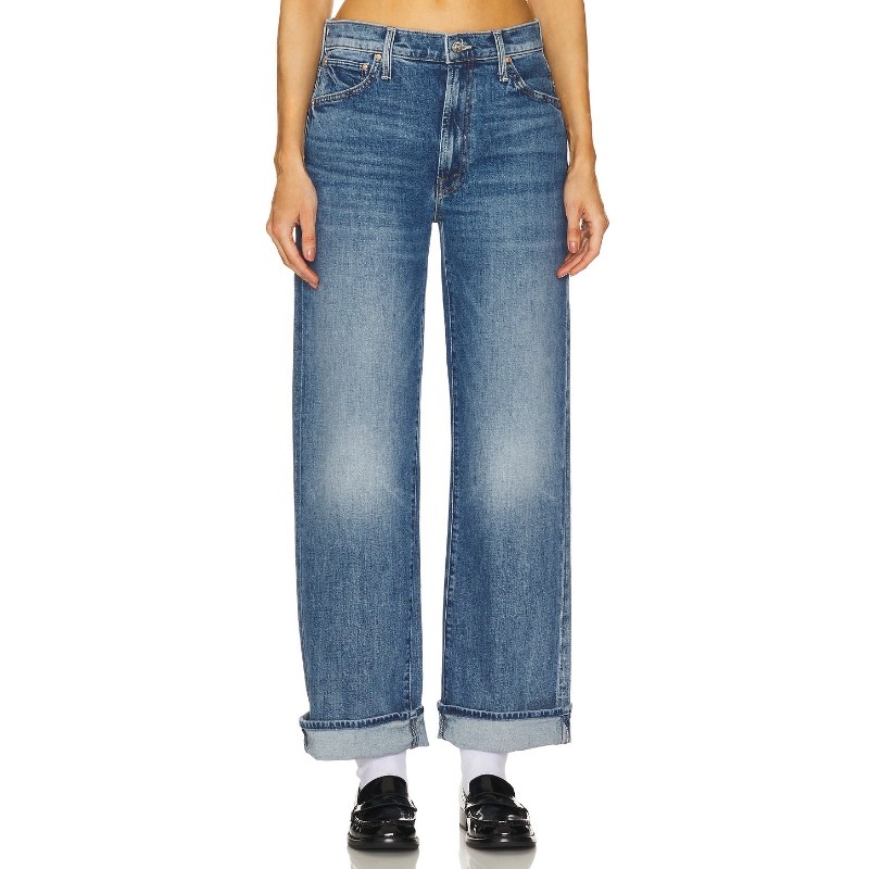 [冬季新品]MOTHER DODGER 直筒长裤 蓝色美式复古风REVOLVE