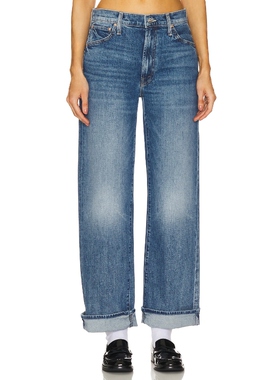 [冬季新品]MOTHER DODGER 直筒长裤 蓝色美式复古风REVOLVE