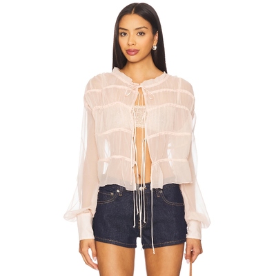 Fait Par Foutch VIOLETTA 上装 粉色 y2k辣妹风REVOLVE小众新款