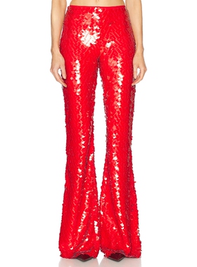 [春节穿搭]AKNVAS 长裤红色REVOLVE