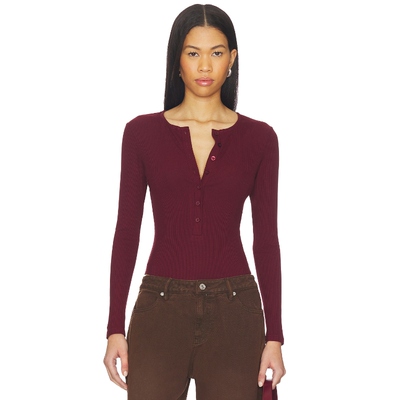 SNDYS HENLEY 紧身服  y2k辣妹风REVOLVE小众新款