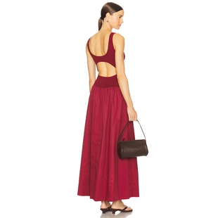 红色REVOLVE小众新款 长裙 Agni St.