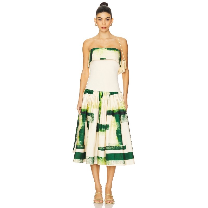 Alexis ROBIA 裙子 绿色REVOLVE小众新款