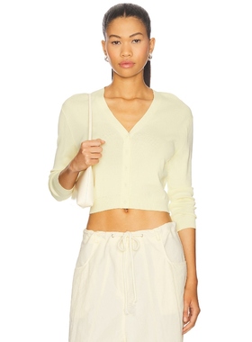 [冬季新品]LIONESS极简风短款针织开衫修身露脐上衣REVOLVE小众