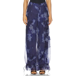 AMUR BRIDGETTE 美式 冬季 休闲风REVOLVE小众 蓝色 新品 长裤 工装