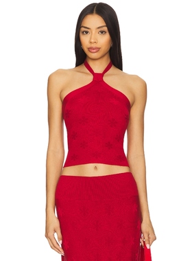 [冬季内搭]Asta Resort LORENA 吊带上装红色REVOLVE小众新款