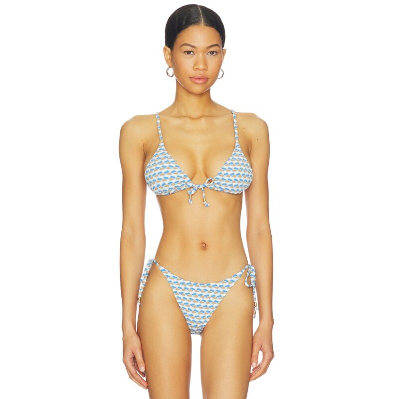 Seafolly MALA SLIDE 三角形比基尼泳衣上装REVOLVE图片