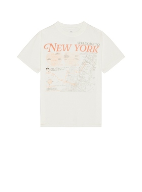 [冬季新品]Philcos WELCOME TO NEW YORK T恤 白色REVOLVE小众
