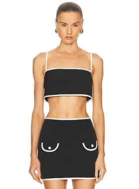 Alexis SIMI 上装 黑色 y2k辣妹风REVOLVE小众新款