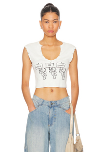 THE SIGNS 潮流REVOLVE Lie 白色 休闲时尚 READ 背心 Boys REBEL