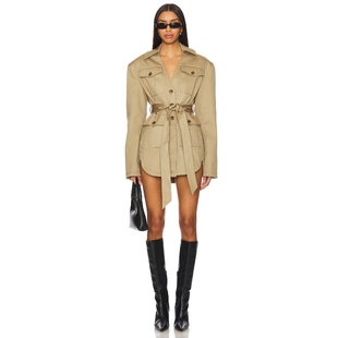 棕黄色REVOLVE小众新款 裙子 LUMI EAVES