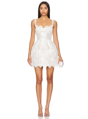 Bronx and Banco COLETTE 连衣裙 白色 y2k辣妹风REVOLVE小众新款