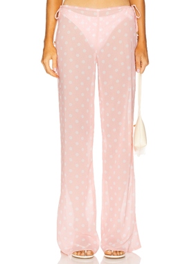 Bananhot TOYA 长裤 粉色 y2k辣妹风REVOLVE小众新款