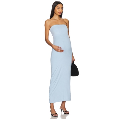 BUMPSUIT THE ZOE 中长款连衣裙 Baby BlueREVOLVE小众新款